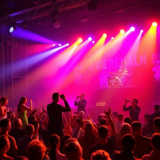 High-energy event photography capturing a live music performance, illustrating Aurora Studios' ability to document dynamic events.